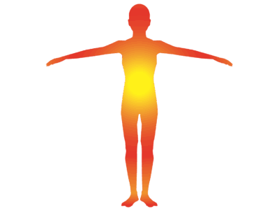 体温上昇イメージ